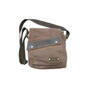 Canvas Messenger Crossbody Bag Adjustable Strap Utility Travel Casual 9.5x11